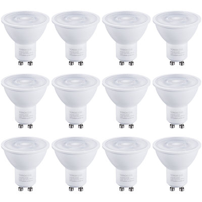 6.5W (50W Eqv.), Dimmable GU10 LED Bulbs, UL Listed, Daylight, GU10 Base, MR16 Spot Light Bulb for Recessed Lighting Track Lighting