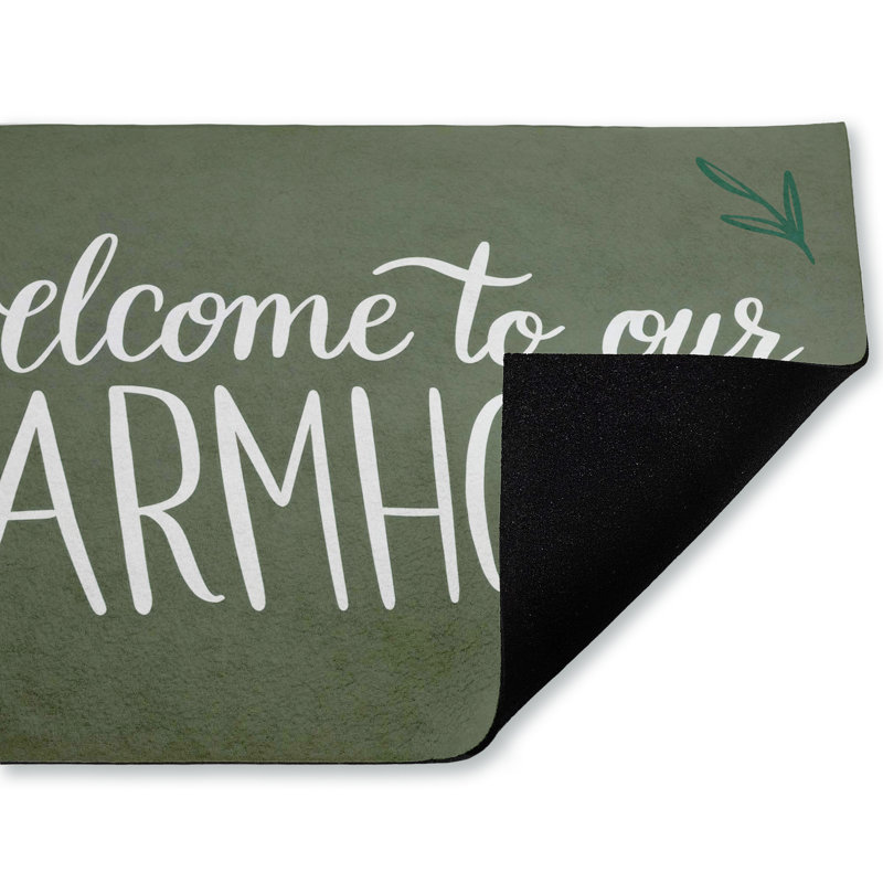 Paillasson Farmhouse Welcome