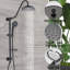 Pomme de douche avec système de douche à main avec pomme de douche à pluie de 8 po (soupape brute incluse)-129589957