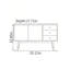 Buffet de rangement rétro en bois massif-102745245