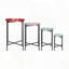 Ensemble de 4 supports à plantes gigognes multicolores, L1: D14x22 "L2: D12x20" L3: D10x16 "L4: D8x12"