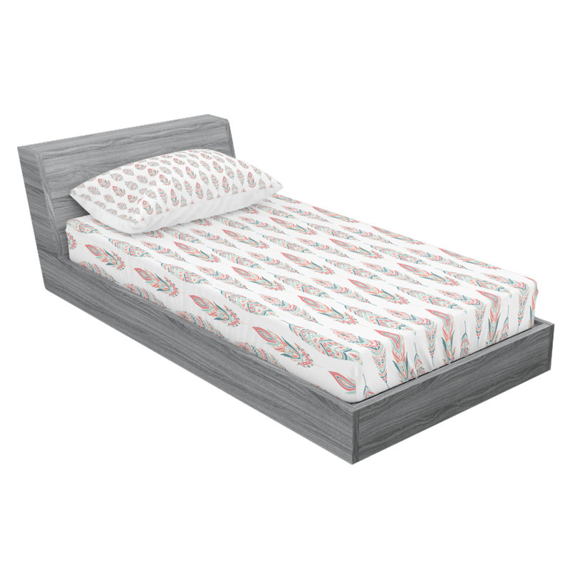 Microfiber Sheet Set, Twin Sheet Set with Fitted Sheet