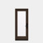 G101-SW-80_1 | Porte simple 33,75 po x 82 po, extérieur pré-suspendu RTA, pleine longueur, bois d'acajou brut