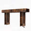 Console 63 po avec repose-pieds Farmhouse