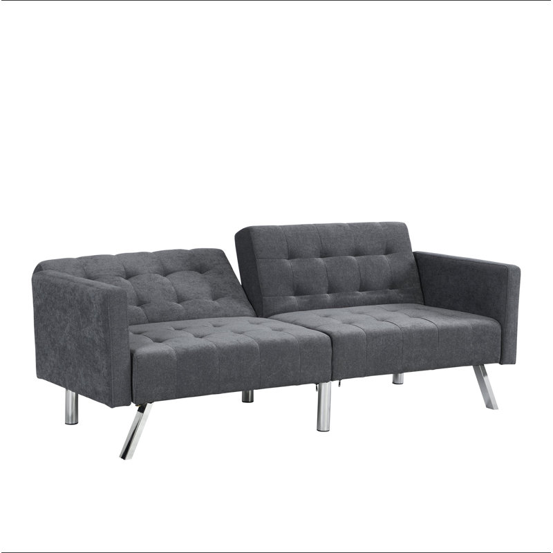 Canapé-lit Canapé-lit pliant convertible gris foncé