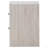 Brantford Coastal White 2-Drawer Nightstand-1216537387
