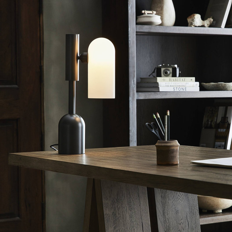 Odyssey Table Lamp, Black Gunmetal