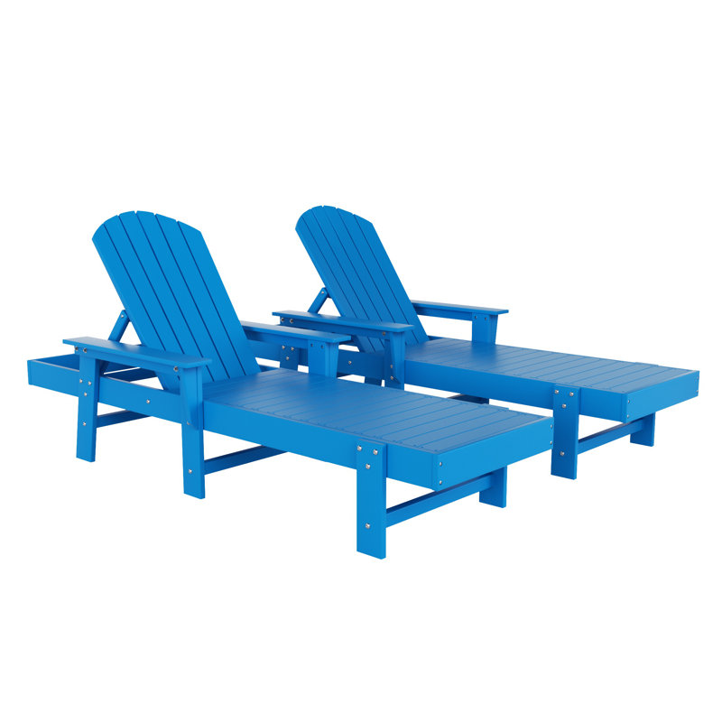 Altura Outdoor Chaise Lounge, Pacific Blue