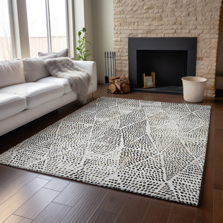 Premium Machine Washable Cerrito AMF591 Ivory Rug