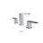 Lulani Widespread Bathroom Faucet with Drain Assembly-56965304