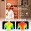 Sauna uni Eulen pour une personne avec lumières colorées, lampes de lecture et haut-parleurs Bluetooth