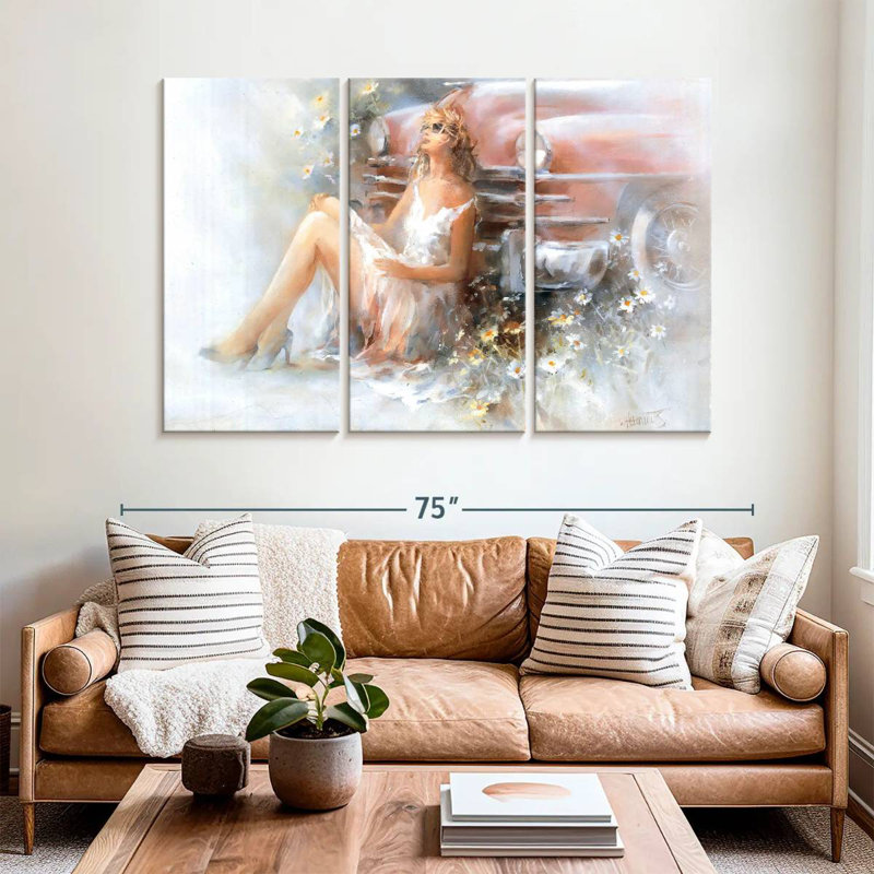 Leisha Relax Alone, 42" H x 65" W