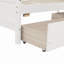 Lit de jour simple en bois de pin avec deux tiroirs de rangement, assemblage facile-929319380