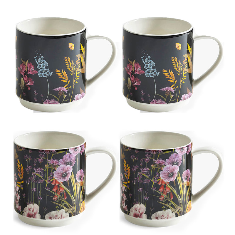 Bone China Latte Mug