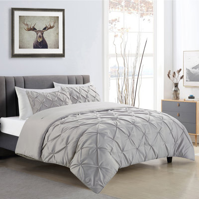 Pintucked Comforter Set