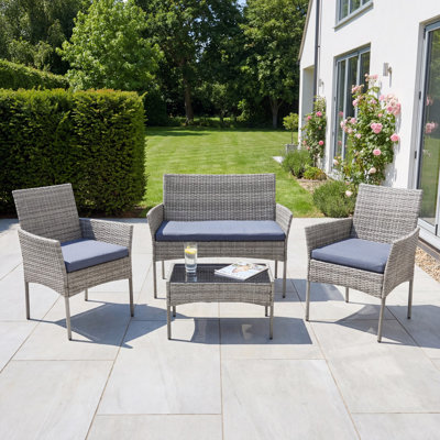 Corato 4-Seat Rattan Patio Set