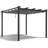 10 Ft. W x 10 Ft. D Metal Pergola with Canopy