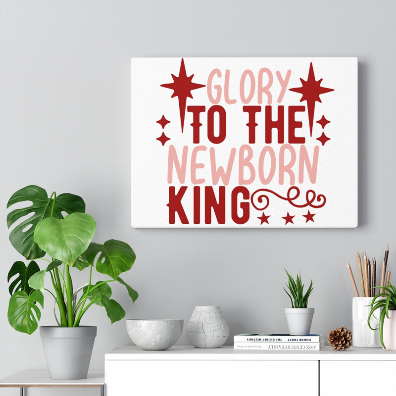 The Newborn King - Wrapped Canvas Print, 61cm H x 76cm W