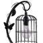 Lampe de table noire 17,5 "Aarynn