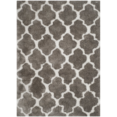 Tapis à performance géométrique touffeté à la main Barcelona