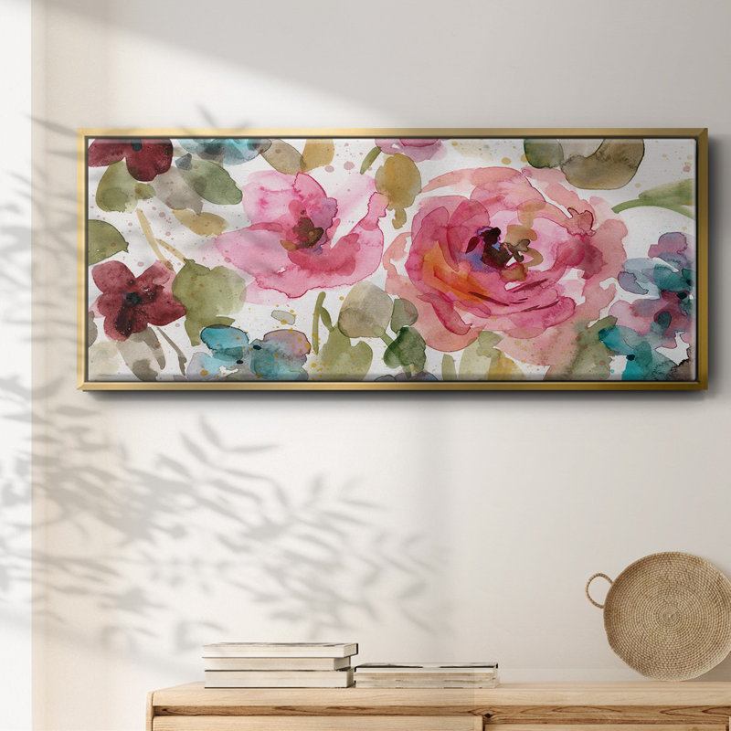 Garden Palette I - Toile avec cadre, H 20 po x l 50 po