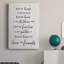 «Love and Friends», art textuel sur toile tendue-1493715260