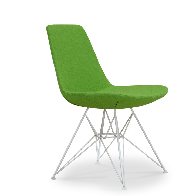 Eiffel Metal Solid Back Side Chair