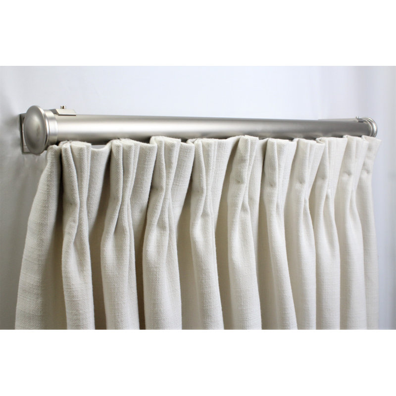 Accessoire de quincaillerie pour rideaux, L 48 po, Étain