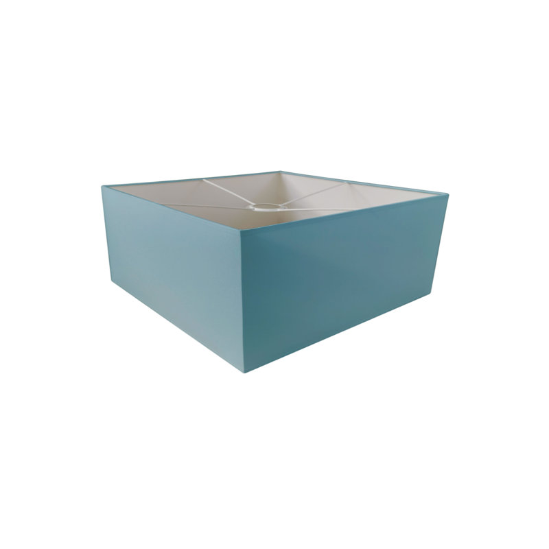 Mollie 1 - Light Square/Rectangle Pendant, 25cm H x 40cm W x 40cm D, Blue