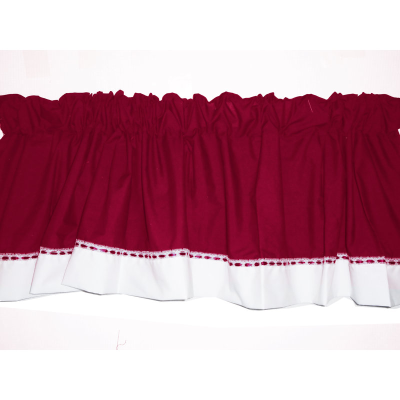 Cantonnière de fenêtre 72 "Colbie Regal, Rose vif
