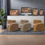 Canapés flexibles en forme de U, confort en velours, design moderne pour les salons