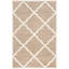 Tapis d'intérieur blé / beige à motif géométrique Ammundsen-584335860