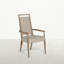 Highland Oak High Back Dining Arm Chair-363035110
