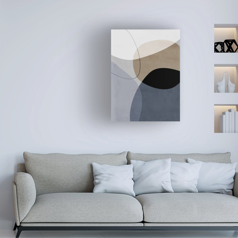 Art graphique sur toile, joeike bohmer, H 19 po x l 14 po x P 2 po