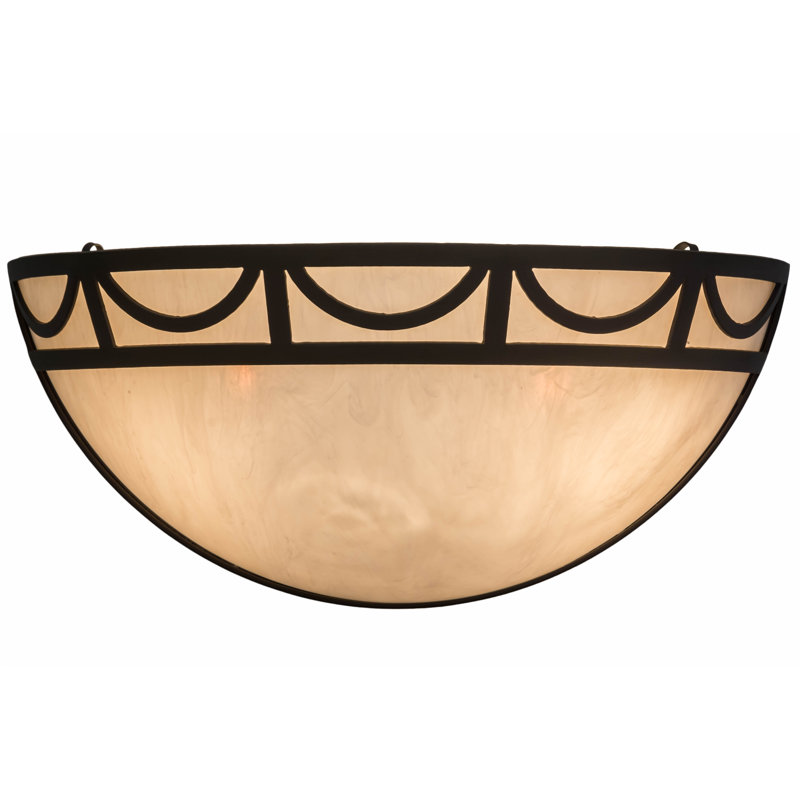 2 - Light Flush Mounted Sconce