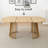 6 - Person Dining Table Sets With Extendabe Oval Table & 6 Upholstered Tweed Swivel Chairs-685923710