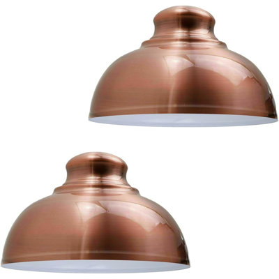 2-Pack Vintage Retro Pendant Light Shade Metal Lampshade Bulb Guard Curved Cage Hanging Ceiling Light Fixture E26 Compatible Decorative Lighting for Kitchen Bedroom Farmhouse