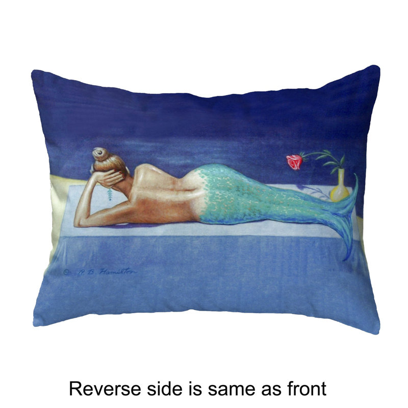 Outdoor Reversible Throw Pillow