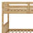Detachable Wood Bunk Bed With Trundle, Converts To Two Beds, Space-Saving Design-1699227281