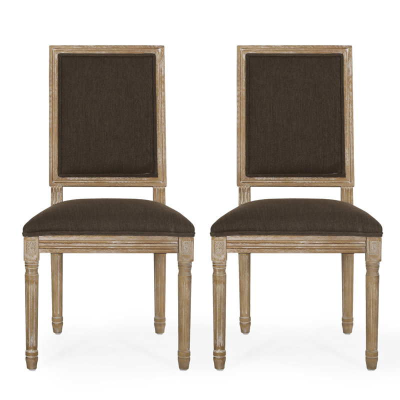 Chaise de salle à manger, Brun, Naturel
