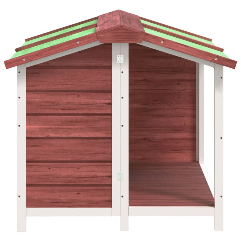Epping Wood Dog House, Mocha/White