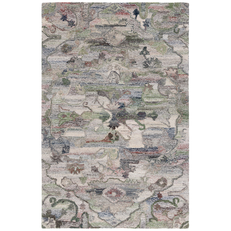 Tapis floral performance Fredez, Rectangle 6 pi x 9 pi