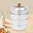 3 Tier Steamer Composite Steel Dumpling Steamer Multi Pot with Handles