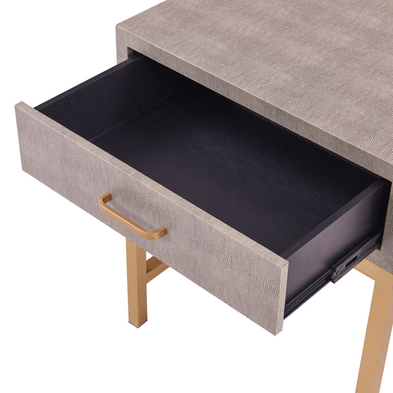 Edgardo End Table with Storage