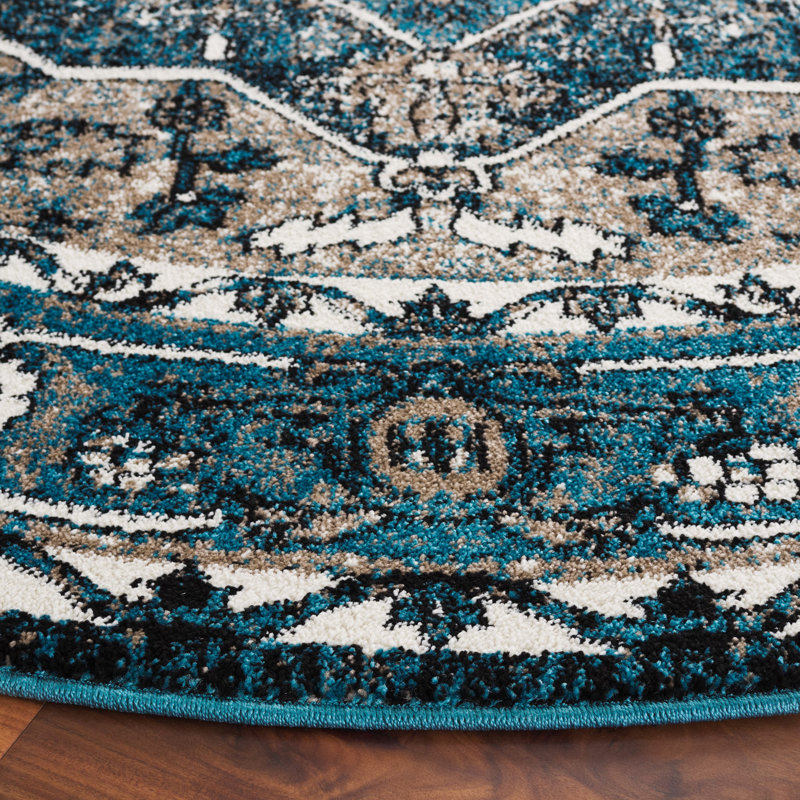 Tapis oriental Manvil, Rond 6 pi 7 po