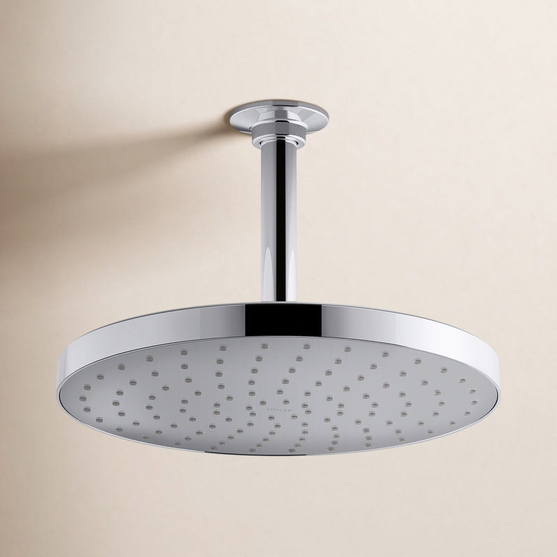 Awaken 2.0 GPM Rainhead with MasterClean Spray Nozzle, Polished Chrome