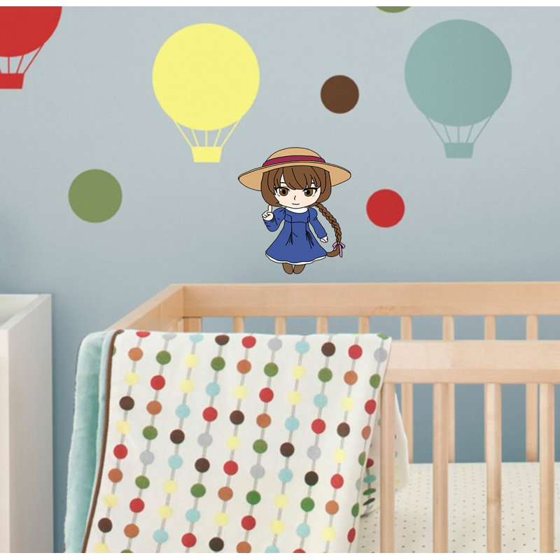 Wall Decal, 12" H x 10" W