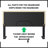 Triiptych Linen Upholstered Platform Bed Frame, Adjustable Height Headboard, No box Spring Required-1193088282-1193088263