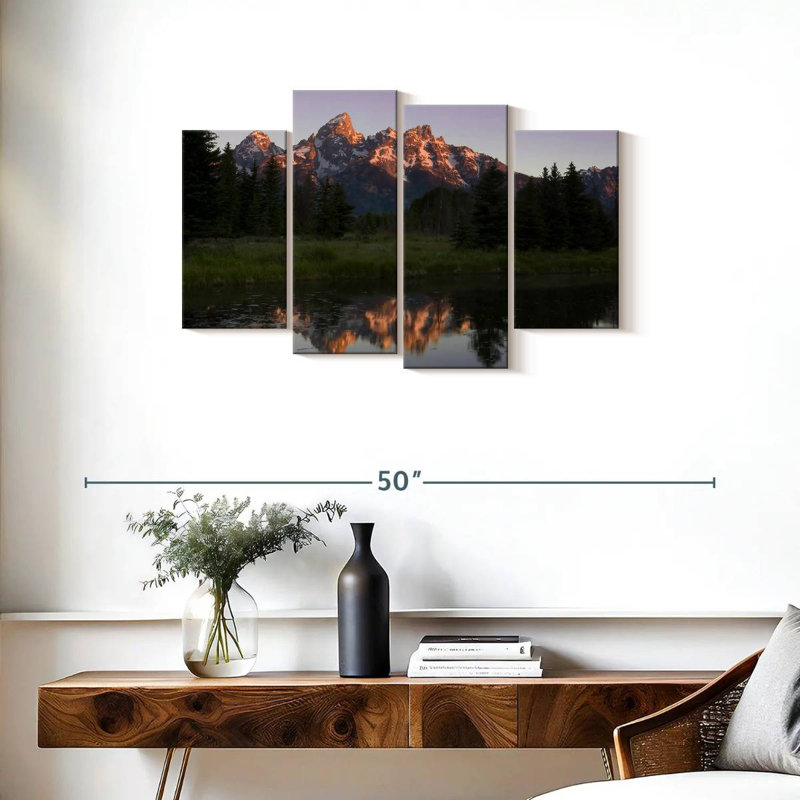 Reflet de Grand Teton, 22" H x 36" W