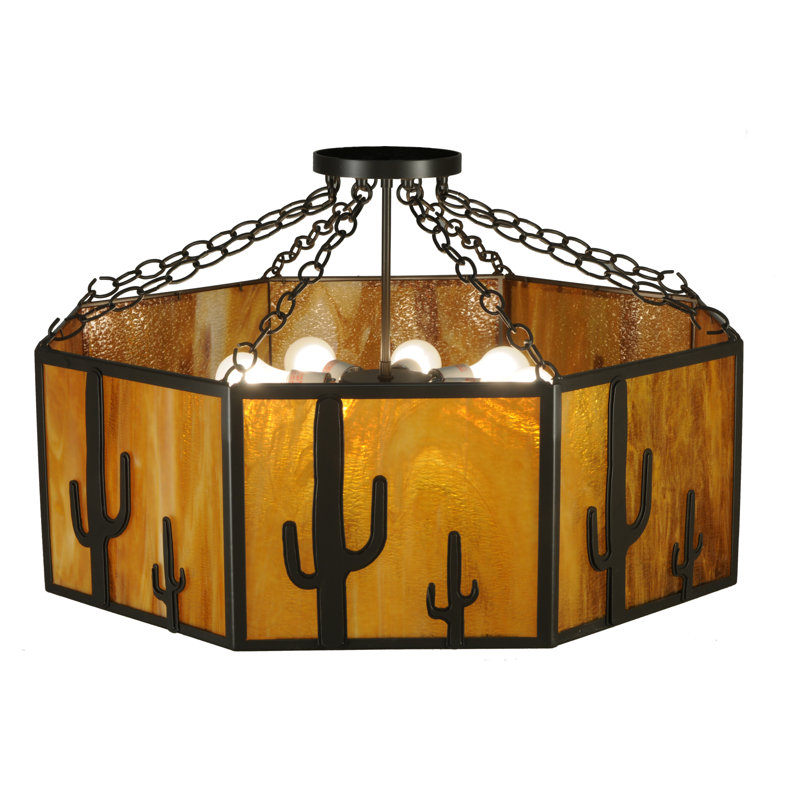 Hillier 8 - Light Semi Flush Mount